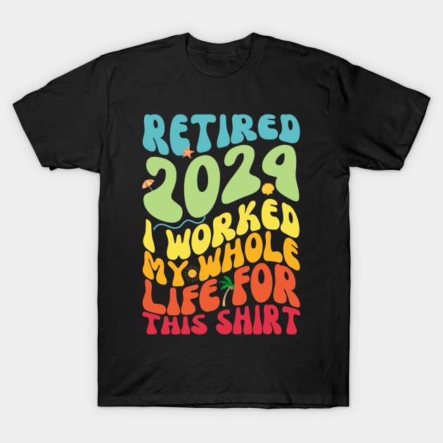 Retired 2024: Summer Shades for Men & Women T-Shirt by Orth